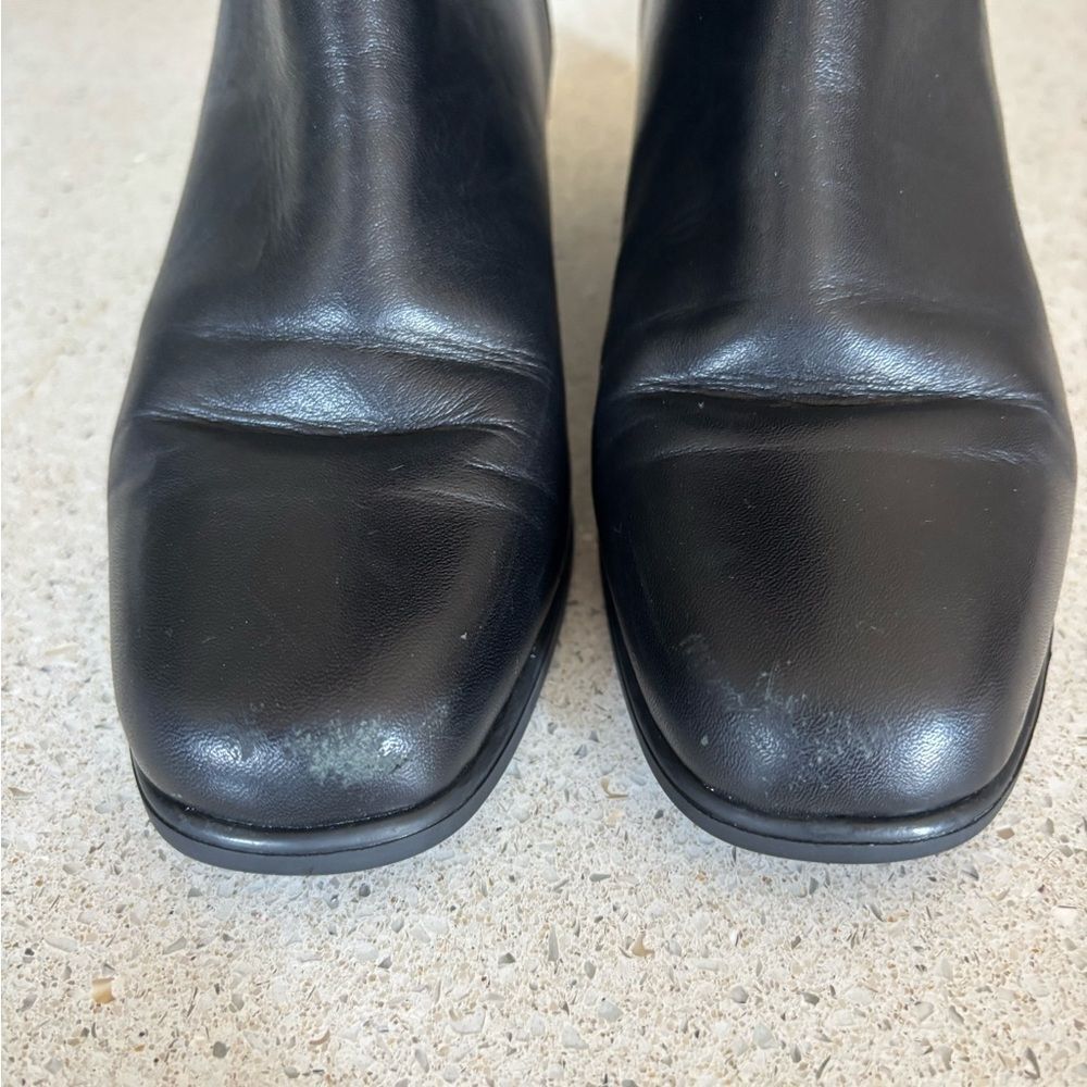 Vintage Black Leather Women's Canadian Boots by Details - Picture 6 of 7